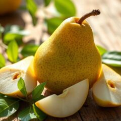 Gruszka Nashi – właściwości, odmiany i zastosowanie w kuchni